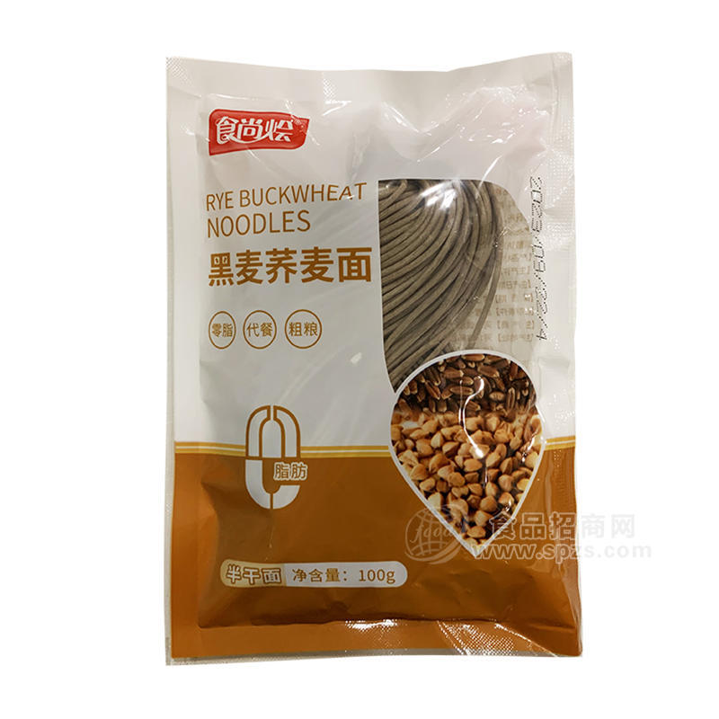 食尚烩黑麦荞麦面半干面100g 