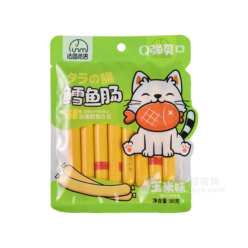 法思覓語鱈魚腸玉米味袋裝招商80g