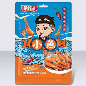 橫嶺湖小魚(yú)鹽焗味休閑食品袋裝招商142g