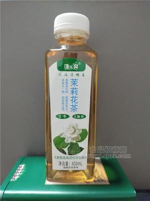 咪樂(lè)爽茉莉花茶原味茶飲料瓶裝450ml
