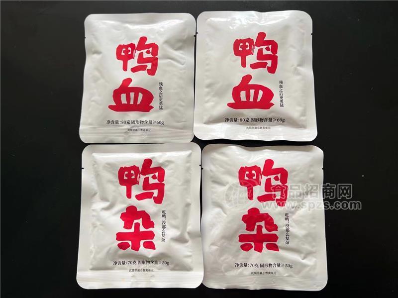 调料厂家供应实物料理鸭杂鸭血包