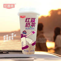 忆香斋红豆奶茶风味饮料瓶装招商620g