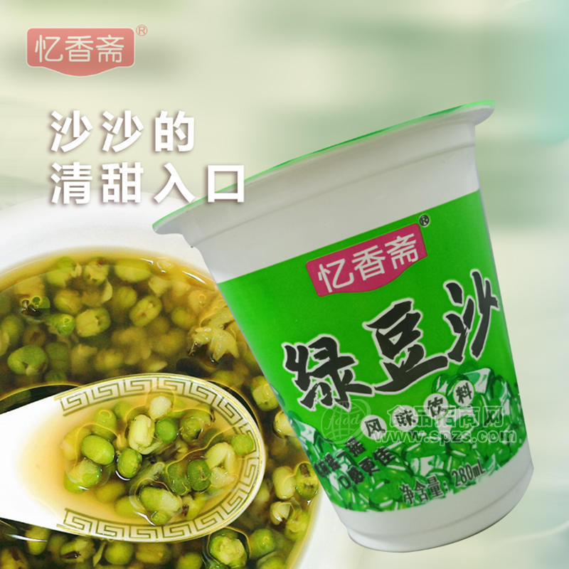 忆香斋绿豆沙饮料瓶装招商280ml