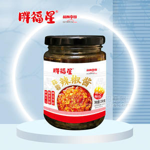 胖福星蒜蓉辣椒醬調(diào)味醬230g