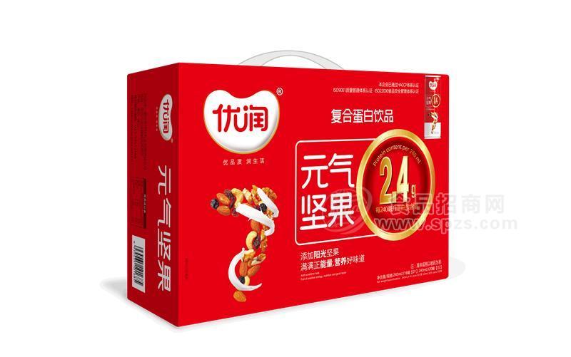 ·优润元气坚果复合蛋白饮品箱装 