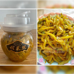 煜味原榨菜丝罐装招商