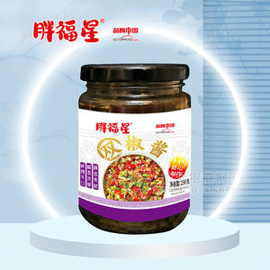 胖福星雙椒醬調(diào)味醬調(diào)味品230g