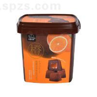 法思觅语松露方形夹心巧克力香橙味休闲食品盒装招商158g
