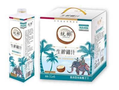 統(tǒng)椰生榨椰汁果肉型風(fēng)味椰子汁植物蛋白飲料1L