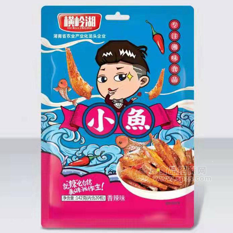 横岭湖小鱼香辣味休闲食品袋装招商142g