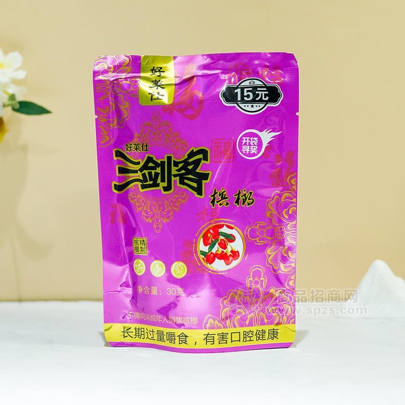 好莱仕三剑客槟榔青果正品袋装招商 