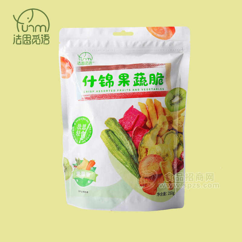 法思覓語什錦果蔬脆休閑食品袋裝招商250g