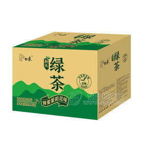 白象綠茶新語蜂蜜茉莉花味綠茶調(diào)味茶飲品箱裝1L×8瓶