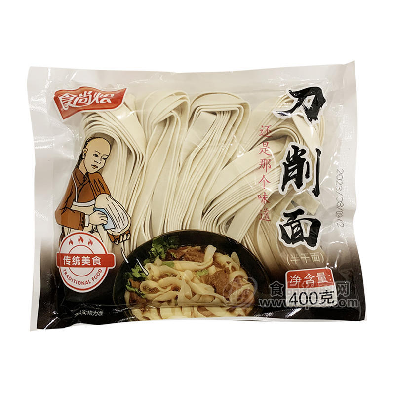 食尚烩刀削面面条半干面400g 
