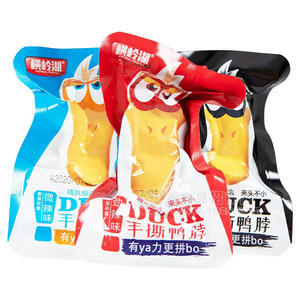 横岭湖手撕鸭脖口味混合装休闲食品袋装招商散装称重