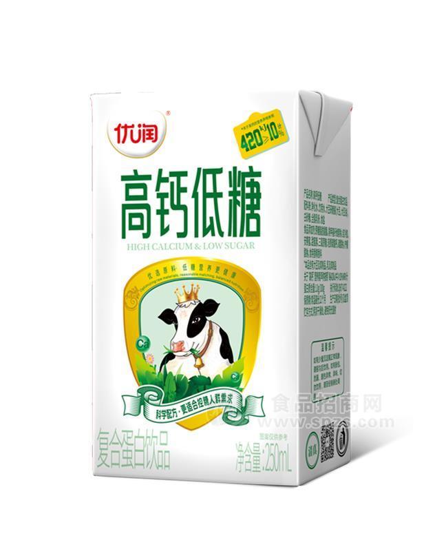 ·优润高钙低糖复合蛋白饮品250ml 