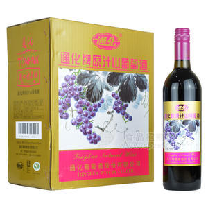 通化原汁山葡萄甜型葡萄酒720ml螺旋盖 通葡股份
