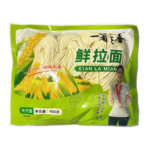 一箸三春鮮拉面半干面面條400g