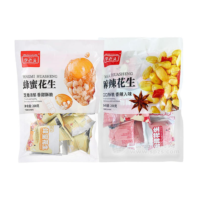 李老头蜂蜜花生麻辣花生200g