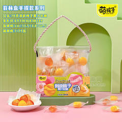 萌孩子剥皮桃子果汁软糖箱装招商1×24盒