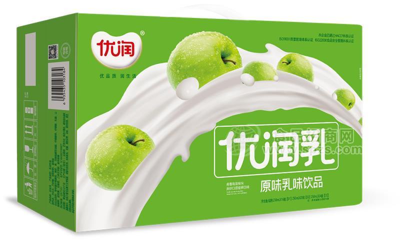 ·优润乳原味乳味饮品箱装 