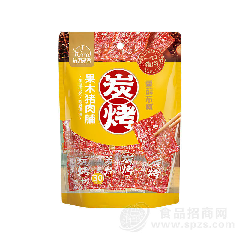 法思觅语炭烤果木猪肉脯蜜汁味休闲食品袋装招商50g