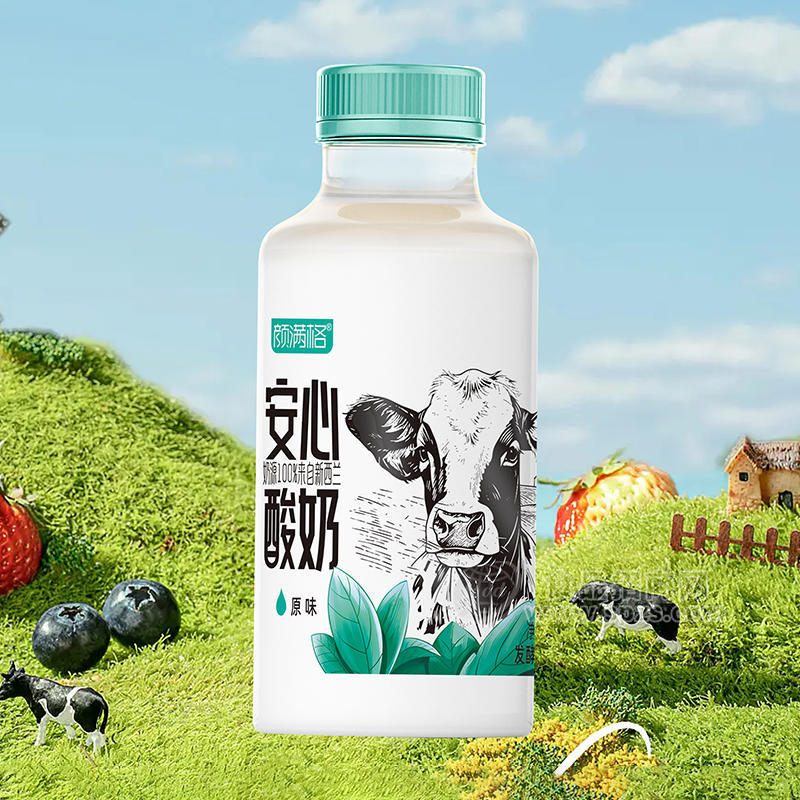 颜满格原味发酸酸奶乳饮料400ml