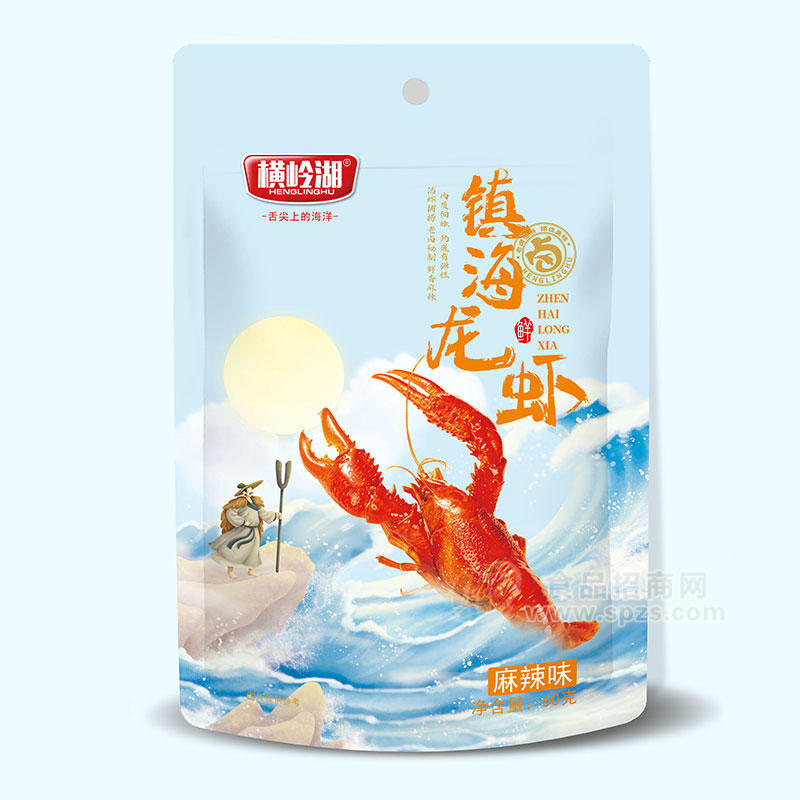 横岭湖镇海龙虾麻辣味休闲食品袋装招商60g