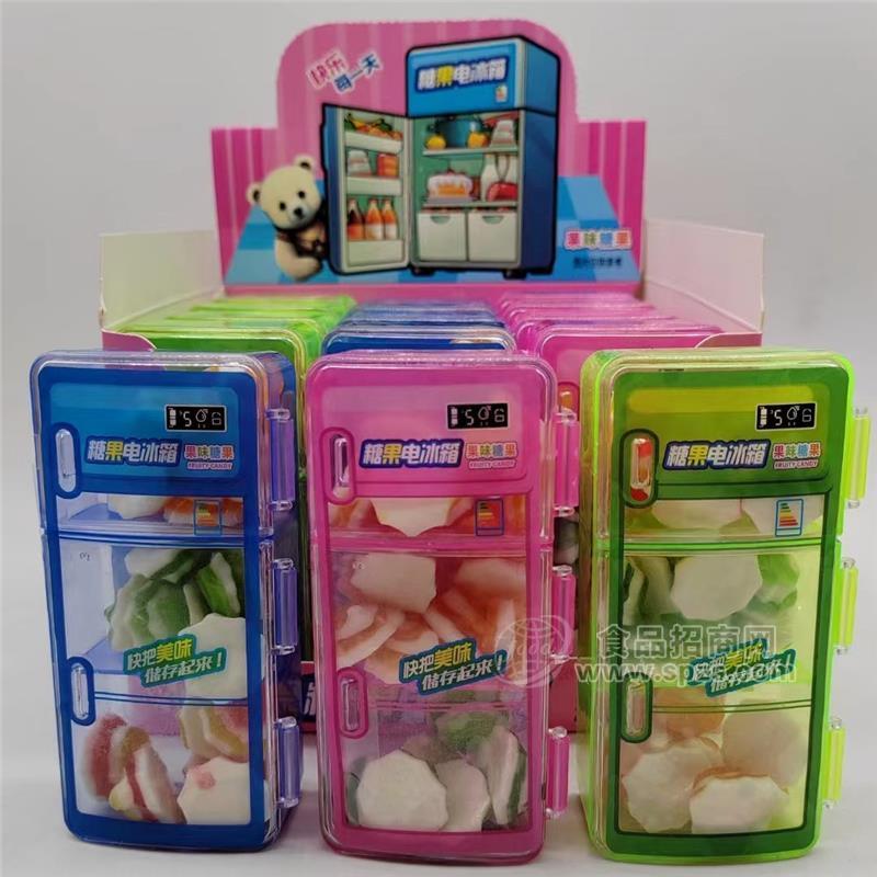 优可奇糖果电冰箱8盒15个