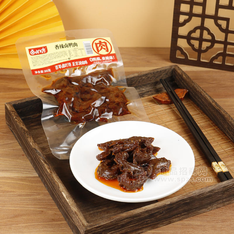 卤吖坊香辣卤鸭肉方便食品休闲食品88g