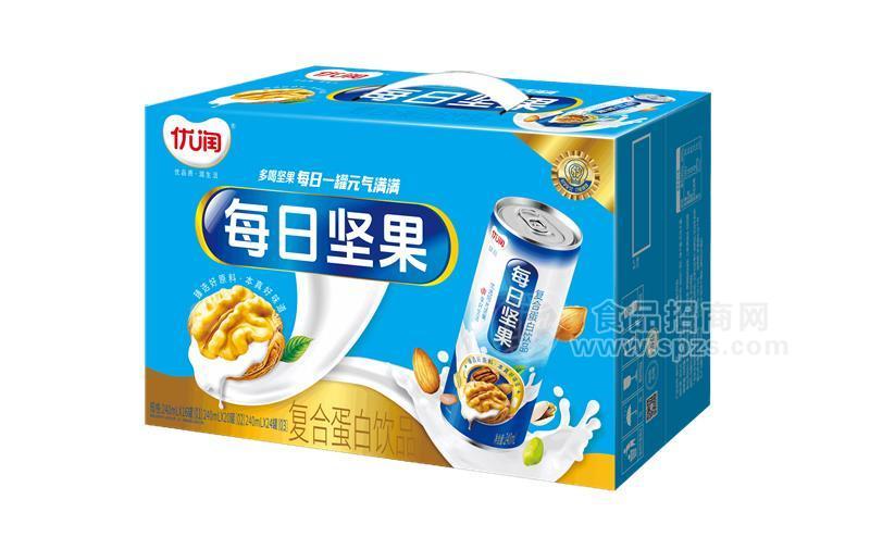·优润每日坚果复合蛋白饮品普通箱装 