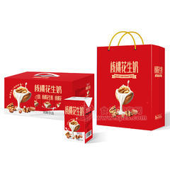浩明核桃花生奶盒装植物蛋白饮料箱装招商500ml