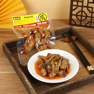 卤吖坊香辣卤鸡爪休闲食品88g