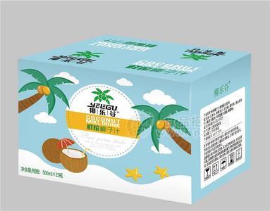 椰樂谷鮮榨椰子汁植物蛋白飲料500ml