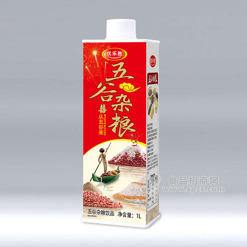 优乐胜五谷杂粮饮品谷物饮品1L