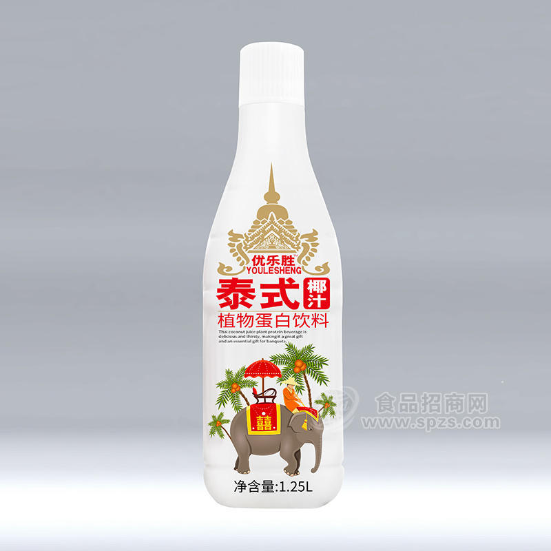 优乐胜泰式椰汁植物蛋白饮料1.25L