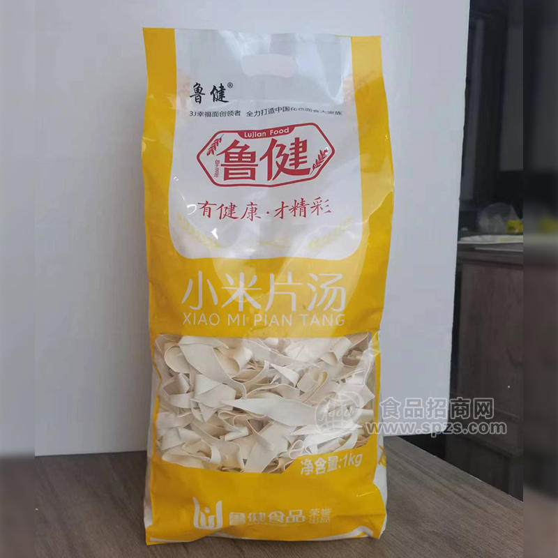 鲁健小米片汤干面片袋装招商1kg 