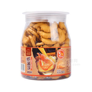 法思覓語(yǔ)蝦醬餅韌性餅干盒裝招商252g