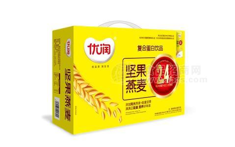 優(yōu)潤堅(jiān)果燕麥復(fù)合蛋白飲品箱裝