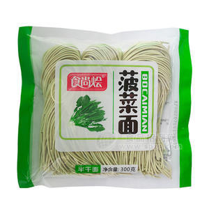 食尚燴菠菜面面條半干面300g