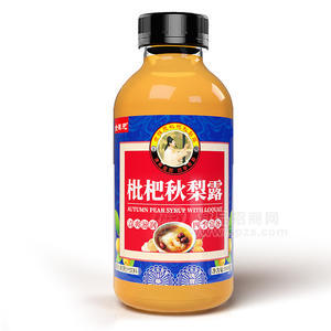 金醒元枇杷秋梨露復合果蔬汁飲料瓶裝招商500ml