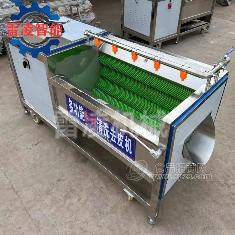 全自动果蔬清洗机 海鲜贝壳清洗机 蔬菜清洗流水线