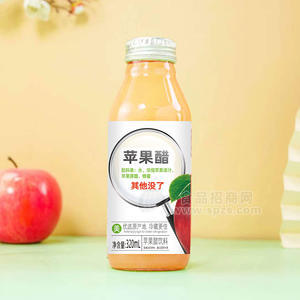 簡(jiǎn)樂派蘋果醋飲料配料簡(jiǎn)單批發(fā)招商320ml