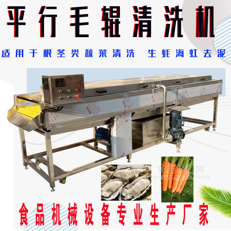 全自动平行毛辊清洗机