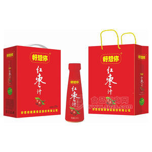 好想你紅棗果汁飲料禮盒裝招商330ml×10瓶