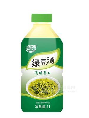 合益優(yōu) 綠豆湯果味飲品1L大瓶裝