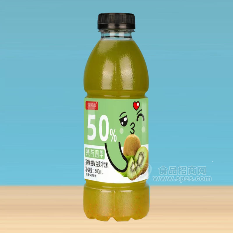 豫浪鑫果与四季猕猴桃复合果汁饮料瓶装招商600ml