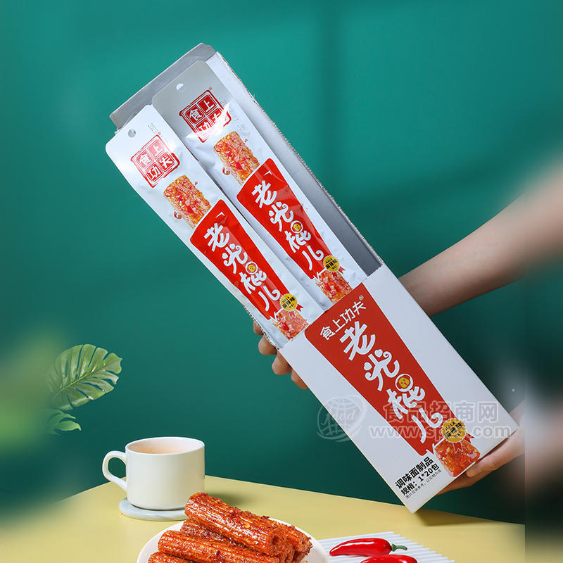食上功夫麻辣味调味面制品辣条1x20包