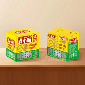 森吧森小面擔(dān)擔(dān)辣面調(diào)味面制品盒裝招商20g×20包