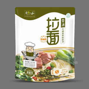 安食六和藤椒味骨湯拉面方便食品127g